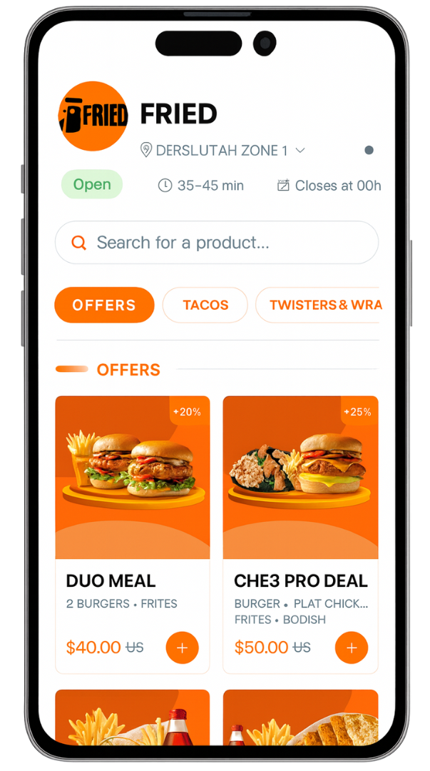 Bringa Mobile App Interface